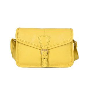 NWOT Aaron Leather Goods Ourense Leather Crossbody Bag